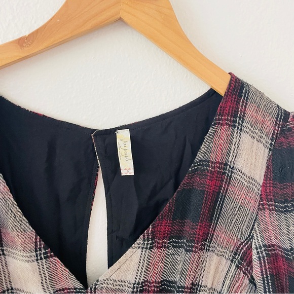 NWT Free People Teen Spirit Plaid Mini Dress - Pretty Little Liars Aria RARE - Picture 7 of 9